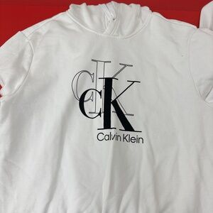 White Calvin Klein hoodie